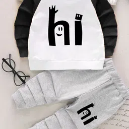 BILLYBALL Unisex Kids Printed T-shirt with Trousers-picture-54