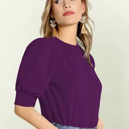 Dream Beauty Fashion Women Puff Sleeves Top image 3