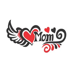 VOORKOMS Mom With Heart & Wings Waterproof Temporary Body Tattoos-image-14