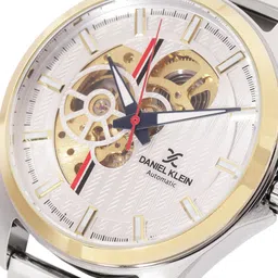 Daniel Klein Men Skeleton Dial Analogue Automatic Watch DK11441-5 image 5