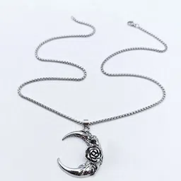 VAGHBHATT Silver-Plated Pendant with Chain-picture-41