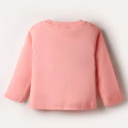 Tango Interlock Full Sleeves T-Shirt with Text Print - Pink image 2