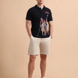 U.S. Polo Assn. Denim Co. Men Brand Logo Printed Polo Collar T-shirt image 3