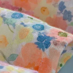 ToffyHouse Cotton Woven Full Sleeves Frock with Floral Print & Bow Applique - Multicolor image 4