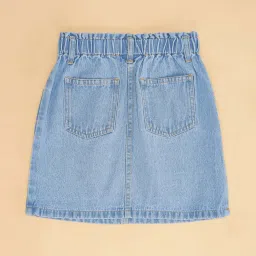 Pantaloons Junior Kids Blue Cotton Printed Shorts image 4