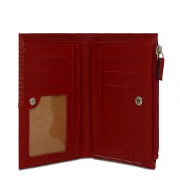 Caprese Zoey Terra Faux Leather Textured Bi-Fold Wallet image 4