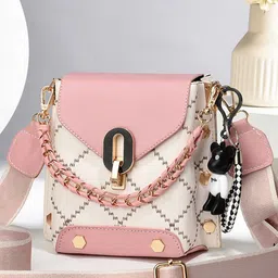 StyleCast Textured Detachable Sling Strap Structured Satchel Handbags-picture-26