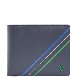 United Colors of Benetton Habry Navy Casual Leather Bi-Fold Wallet for men-picture-23
