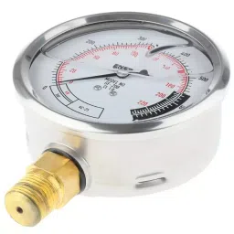 Enerpac Analogue Pressure Gauge 700 bar Bottom Entry 100 mm Outside Diameter UKAS, GF20B image 2