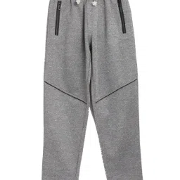 lil tomatoes Li'l Tomatoes Kids Grey Solid Trackpants-picture-25