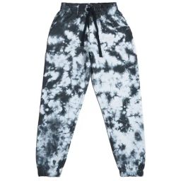 lil tomatoes Li'l Tomatoes Kids White & Black Tie - Dye Joggers-picture-44