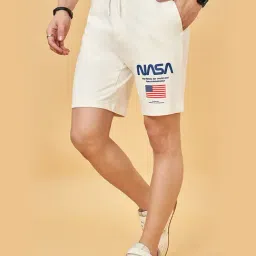 SF Jeans by Pantaloons Off White Cotton Regular fit Shorts image 3