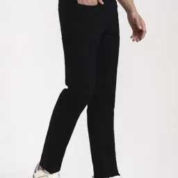 Greenfibre Black Cotton Tailored Fit Jeans image 4