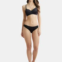 Jockey 1813 Women's Medium Coverage Soft Touch Microfiber Nylon Elastane Bikini image 4