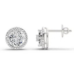 Sparkles Lab Grown Diamond 14k (585) White Gold Earrings for Women image 2