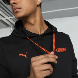 Puma B2B India Orangutan Black Regular Fit Hooded Sweatshirt image 4