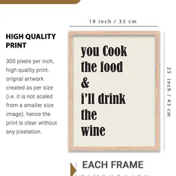 WALLLANE Brown Wood Wall Art image 2