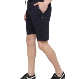 JadeBlue Navy Cotton Slim Fit Shorts image 3