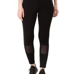Vector X Black Slim Fit High Rise Tights-picture-10