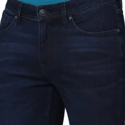 celio celio* Dark Blue Lightly Washed Slim Fit Jeans image 4