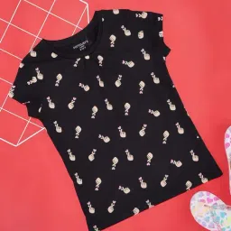 Pantaloons Junior Kids Pirate Black Cotton Regular Fit Top-image-69