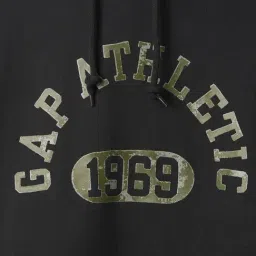 GAP Black Regular Fit Graphic Sweatshirt image 4