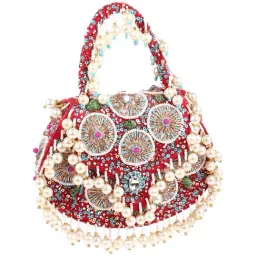 Odette Pink Embellished Clutches image 2