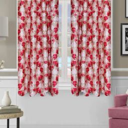 Romee Beige Polyester Floral Curtains and Sheers-picture-13