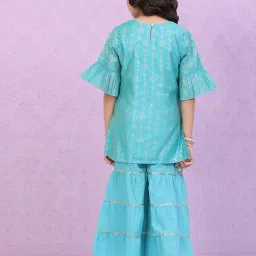 Biba Girls Blue Suit Set image 2