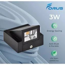FORUS 3 W Led Up-Down Light IP65 Warm White image 3