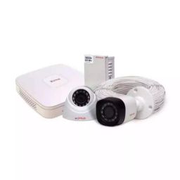 CP Plus 2MP White & Black Dome & Bullet HD Camera & 4 Channel Digital Video Recorder Kit-picture-4