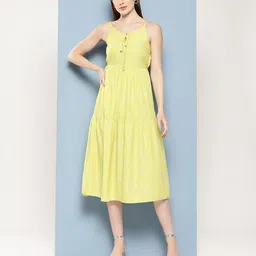 Chemistry Printed A-Line Tiered Midi Dress-picture-40