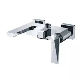 PLATO Danzo Premium 3 in 1 Wall Mixer Brass Chrome Finish Silver, DN115-picture-41