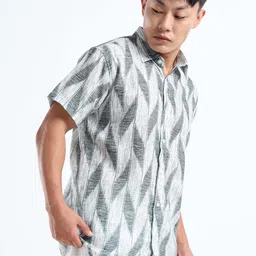 THE BEETEL HOUSE Abstract Printed Casual Shirt image 4