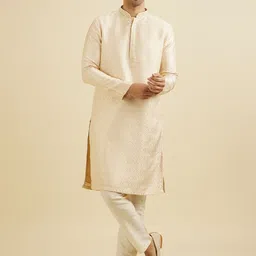 Manyavar Men Regular Kurta with Pyjamas-image-54