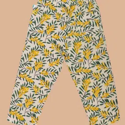 kids of greendeer Greendeer Floral Printed Cotton  Pant - Multi Colour-picture-12