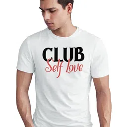 Seekbuylove Typography Printed Round Neck Bio Finish Pure Cotton T-shirt-picture-18