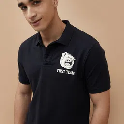 Fame Forever by Lifestyle Men Typography Printed Polo Collar Cotton T-shirt-picture-45