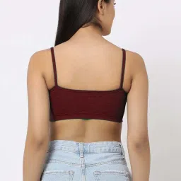 AROUSY Maroon Cotton Beginner's Bra image 4