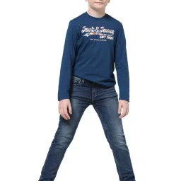 Jack & Jones Junior Blue Washed Jeans image 4
