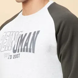 Being Human White Regular Fit Printed Sweatshirt image 4