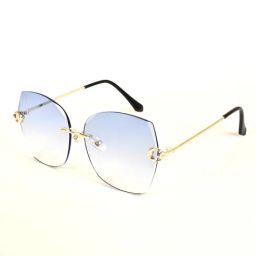 Voyage Blue Square UV Protection Sunglasses for Women-picture-21