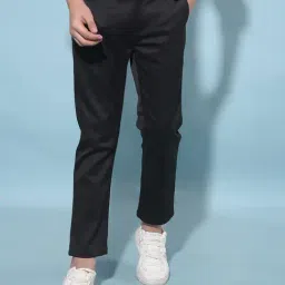 Crimsoune Club Kids Black Solid Trousers-picture-37