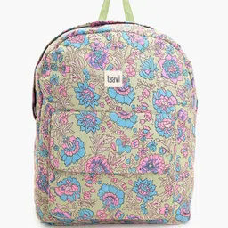 Taavi Women Floral Printed Backpack-image-3