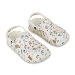 Fame Forever by Lifestyle Girls White Clogs image 4