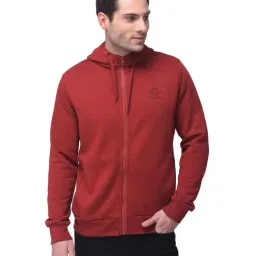 Woodland Brick Red Full Sleeves Hoodie-picture-14