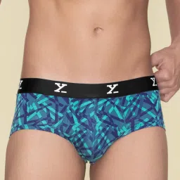XYXX Multicolored Slim Fit Printed Briefs - Pack Of 3 image 4