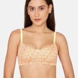 Rosaline by Zivame Yellow Non Wired Non Padded T-Shirt Bra-image-21