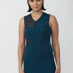 Forever 21 Dark Teal Mini Bodycon Dress-picture-44