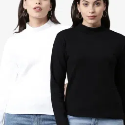 Kryptic Black & White T-Shirt - Pack of 2-image-16